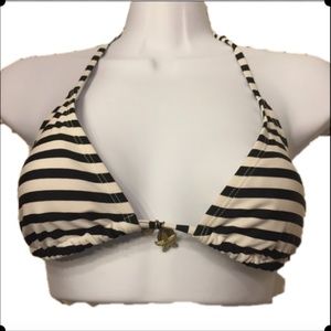 Old Navy Seashell Charm Striped Bikini Top